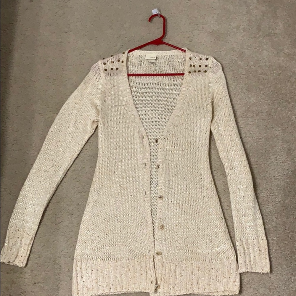 Daytrip gold/champagne cardigan